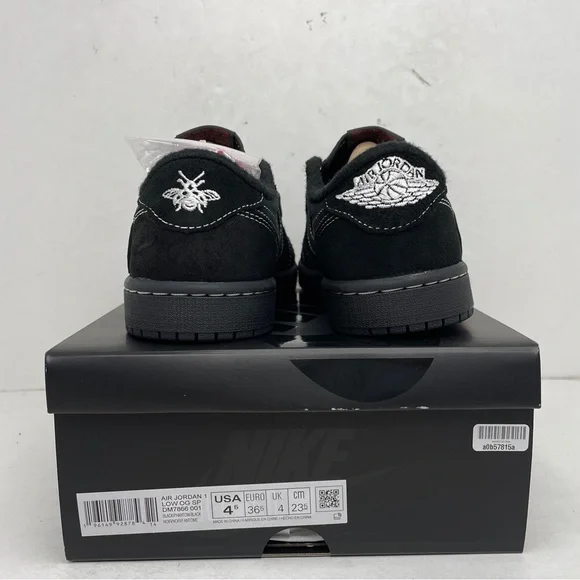 Nike Air Jordan 1 Retro Low OG SP Travis Scott “Black Phantom” 2023 - Picture 4 of 4